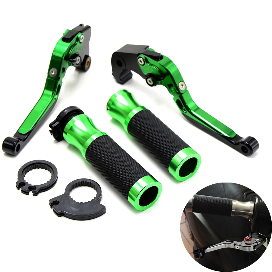 Рычаг сцепления тормоза мотоцикла и 7/8 &quotрукоятки руля для Kawasaki Z1000 2007 2016 ZX6R/636 07 16