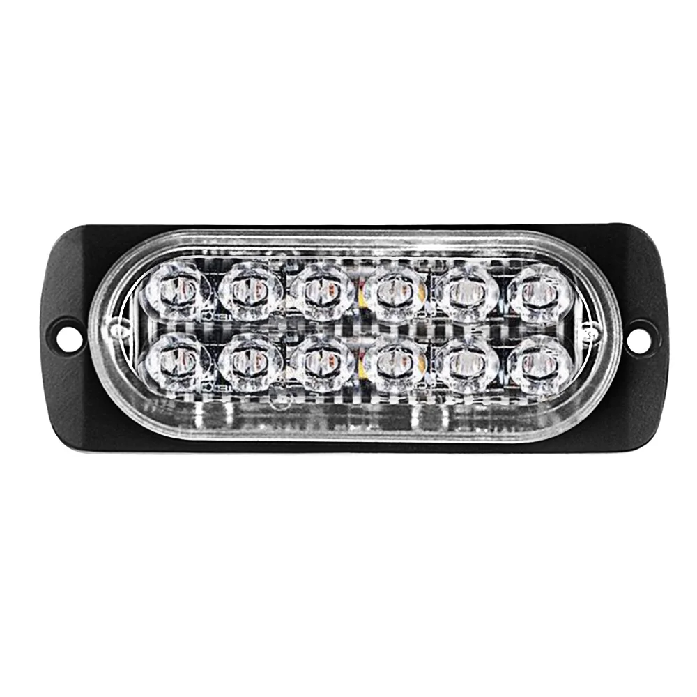 12LED 18 Вт Автомобильный аварийный светильник барная лампа для грузовика мотоцикла