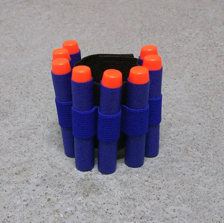 4 шт. игрушечный пистолет eva браслет с пулями для Nerf Пистолет Мягкий пули