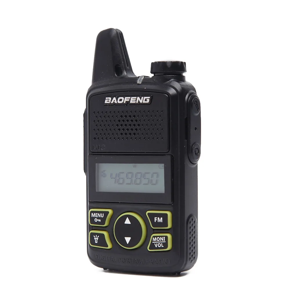 2 шт. BAOFENG BF-T1 мини Детская рация UHF портативная двухсторонняя радио FM функция Ham T1 портативная рация USB HF трансивер