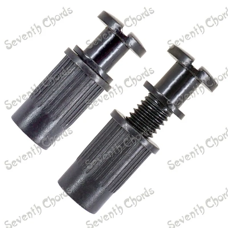 

10 Pcs Electric Guitar Bridge Stop Tailpiece Studs Anchors Black Guitar accessories Parts Musical instrument