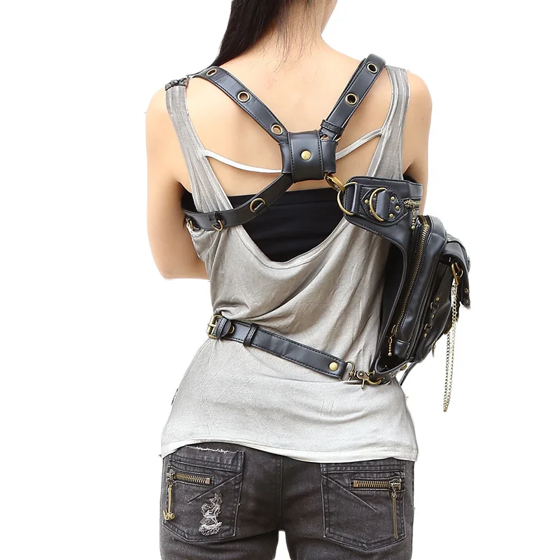 Carteras mujer сумка в стиле стимпанк облегающая с мотором для ног Outlaw Pack кобура