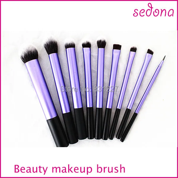 9 шт. супер мягкие волосы таклона высококачественный фиолетовый набор кисточек