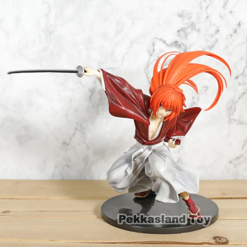 Экшн-фигурка из ПВХ Коллекционная модель игрушки Rurouni Kenshin HIMURA KENSHIN | Игрушки и