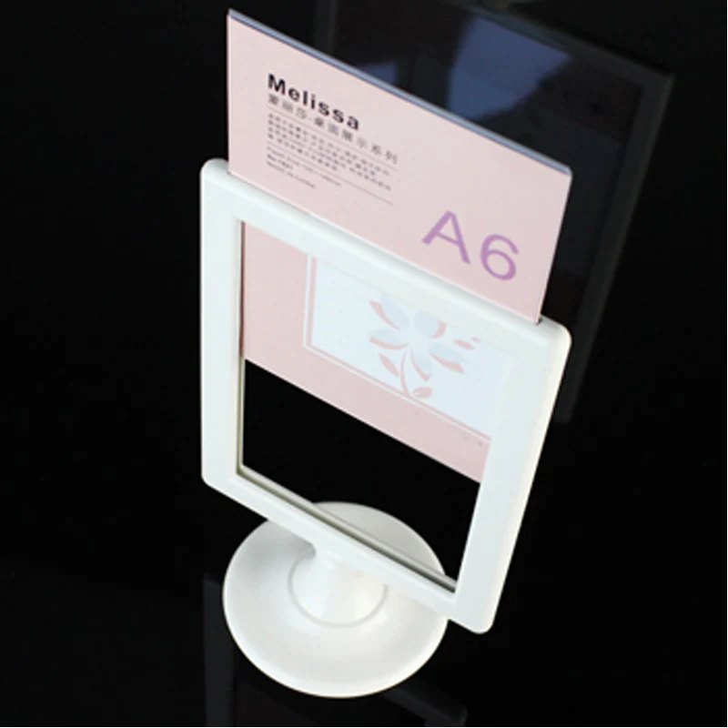 (10 units/pack) Plastic Desk Standing Tabletop Menu & Leaflet Holders ADS011 | Дом и сад