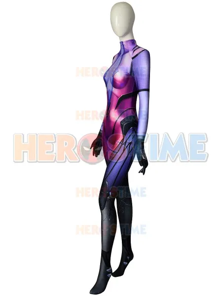 Костюм для косплея Widowmaker спандекс сексуальный костюм Хэллоуина женский
