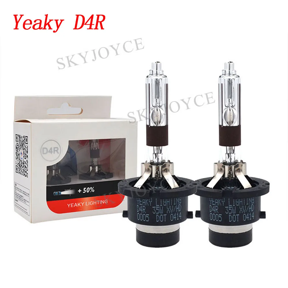 Оригинальная лампа Yeaky HID 35 Вт 4500K 5500K 6500K H1 H3 H7 H11 9005 9006 D1S D2S D2R D3S D4R D4S D2H автомобильная