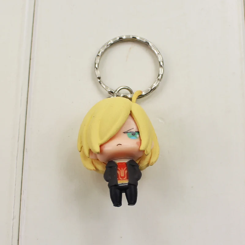 5pcs/lot Yuri on Ice Keychians Katsuki Plisetsky Kenjiro Minami Keyrings Figures for Children | Игрушки и хобби