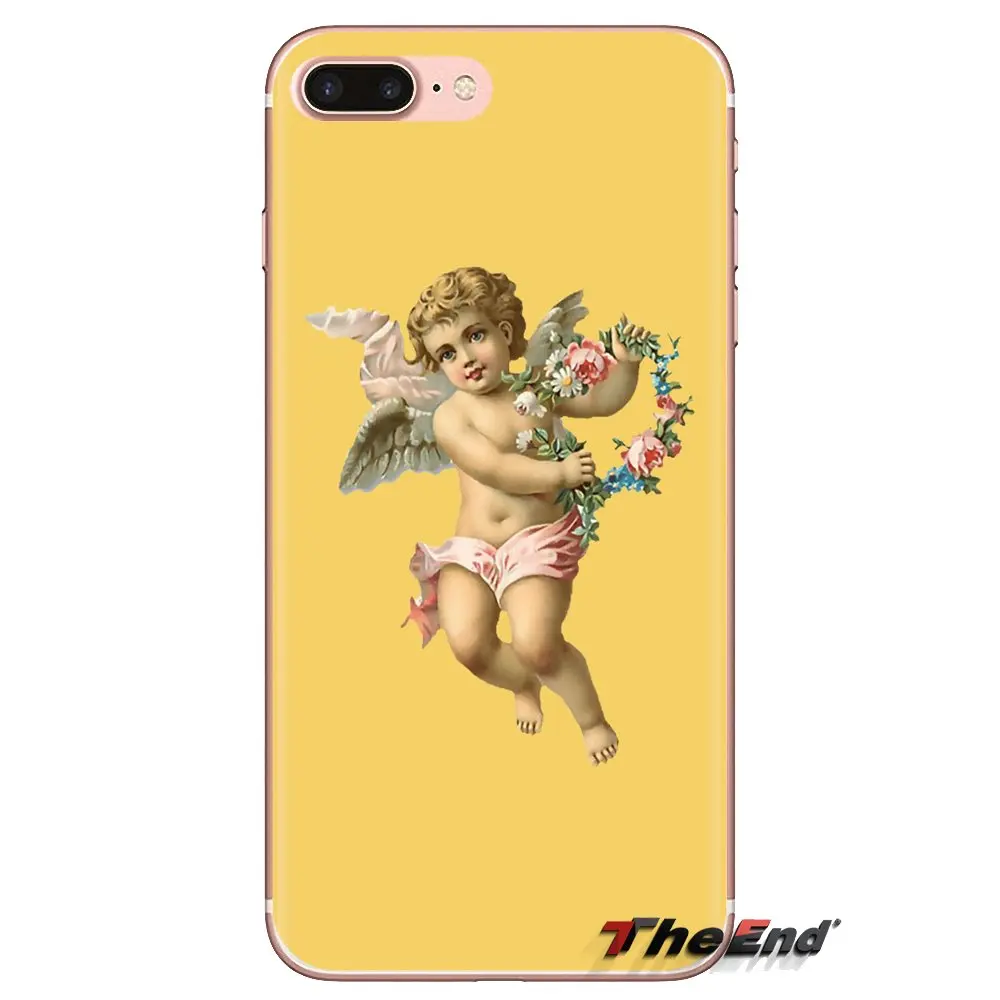 Renaissance angels Transparent Soft Cases Covers For Huawei G7 G8 P7 P8 P9 P10 P20 P30 Lite Mini Pro P Smart Plus 2017 2018 2019 |
