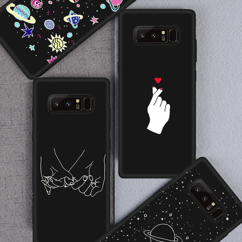 Чехол для Samsung Galaxy A5 A7 2017 A30 A50 M30 M20 M10 S10 S9 S8 A6 A8 J4 J6 Plus A9 2018 S10e + мягкий черный чехол из