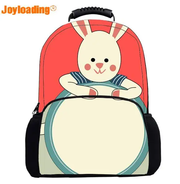 Joyloading Стильный 3D милый красочный мультяшный кролик животные Детский рюкзак