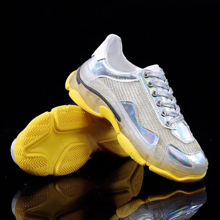 Spring Women Shoes Flats Lady Fashion Casual Breathable Sneakers Mesh Running Sport Flat Platform | Обувь