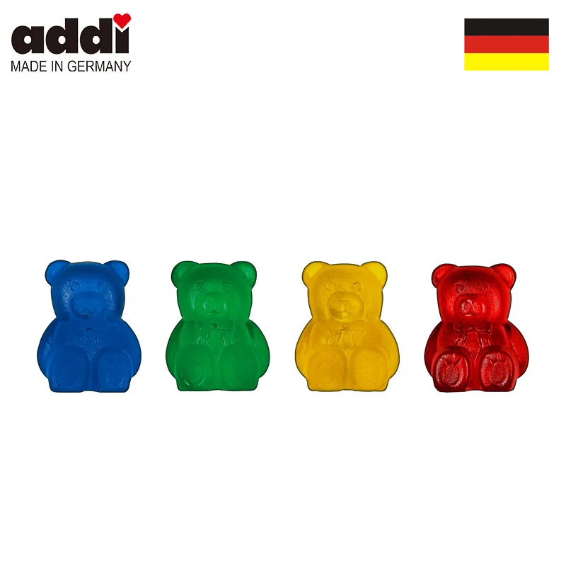 Держатель для стежков Addi практичный защитный держатель вязанных с медвежонком 402