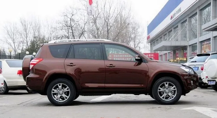 Автомобильные уличные дорожные багажники на крышу из сплава 2006-2012 для Toyota Rav4 OEM Estilo Barras De Techo Rails Bares Серебристые автомобильные багажники на крышу
