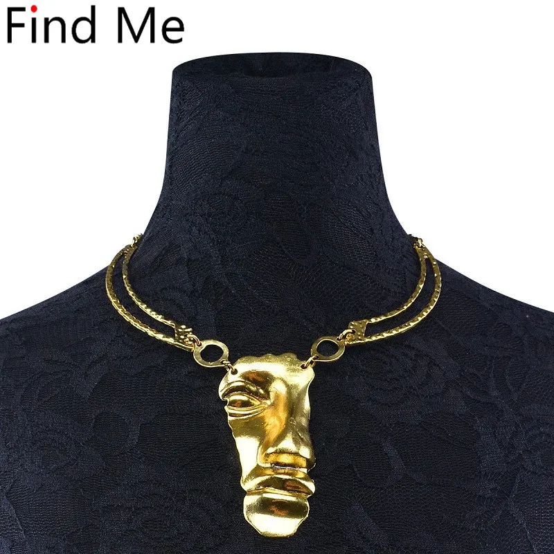 Женское Ожерелье и кулоны Find Me винтажное длинное ожерелье чокер с неровным лицом