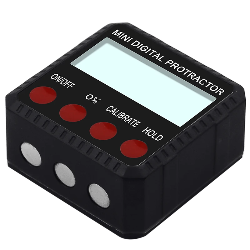 Zinc alloy mini digital inclinometer horizontal level angle ruler box protractor | Инструменты