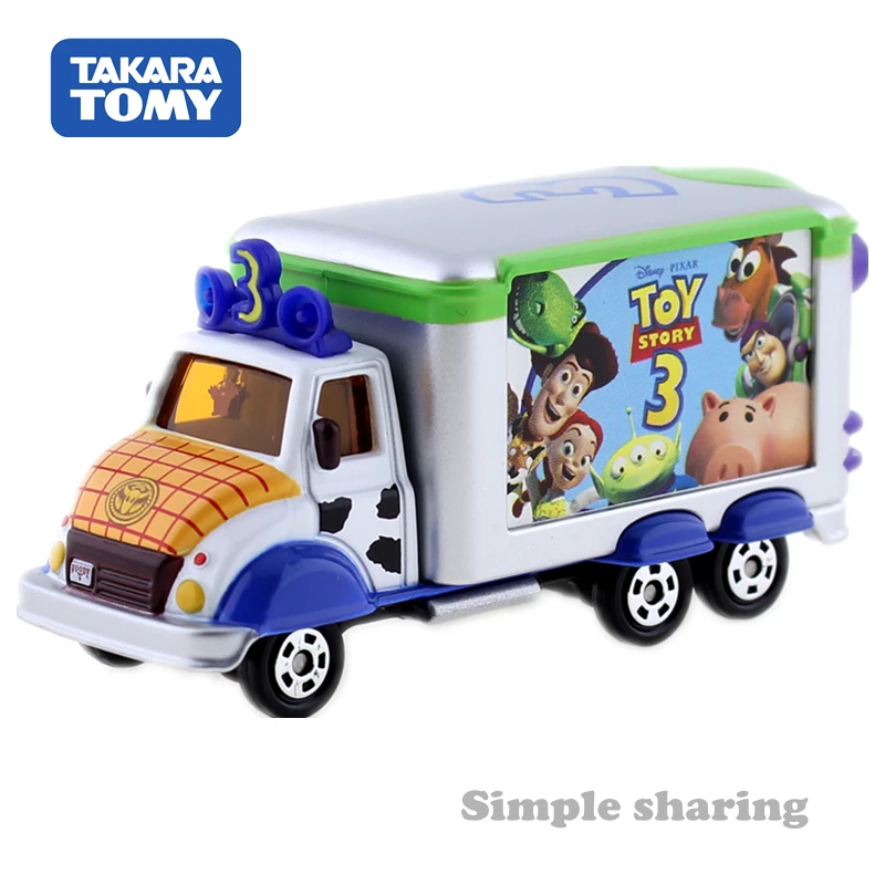 Tomica Disney Motors DM 07 Toy Story 3 Woody Jolly Float Japan Takara Tomy Vehicle Diecast Metal Model New Kids Toys| |