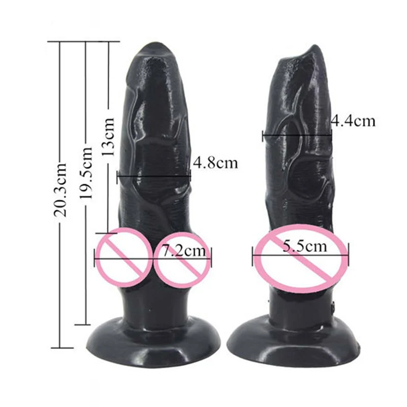 Большая собака дилдо большой анальный штекер реалистичный пенис животное