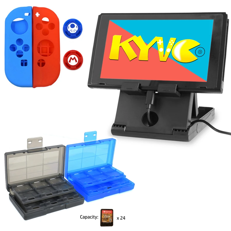 11 в 1 Аксессуары для Nintendo Switch NS с сумкой хранения джойстик ручками Зарядное