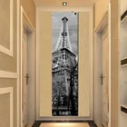 Абстрактная белая и черная романтическая картина в Париже 1889 с изображением Эйфелевой башни Пейзаж на холсте постер Настенная картина для гостиной