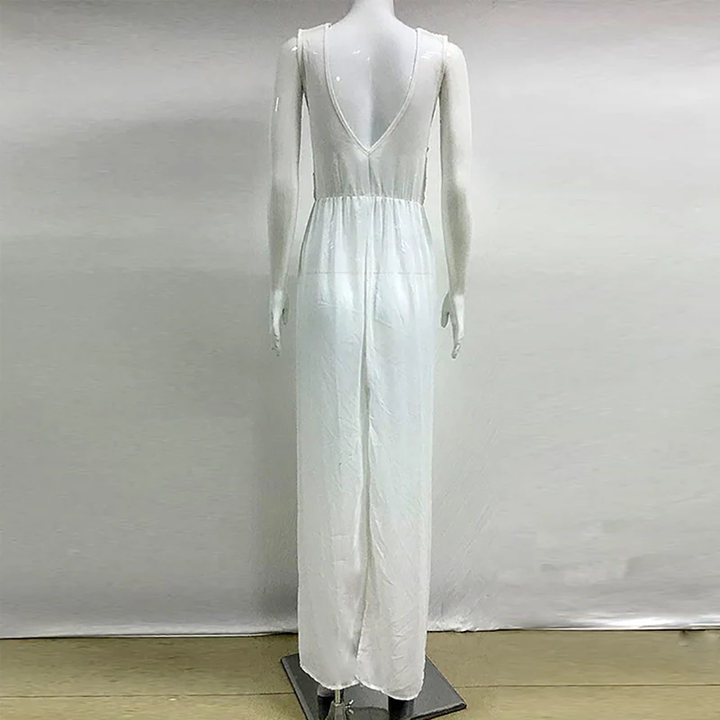 Boho Шифоновый Сарафан для женщин Пляжная накидка бикини длинное платье Летнее
