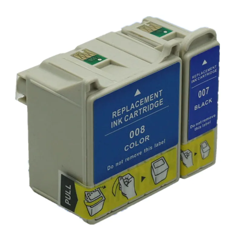 Запасные чернильные картриджи T007 T008 E-007 для Stylus Photo 780 785EPX 790 825 870 875DC 875DCS 890 895 915 Запасные чернильные картриджи T007 T008 E-007 для Stylus Photo 780 785EPX 790 825 870 875DC 875DCS 890 895 915