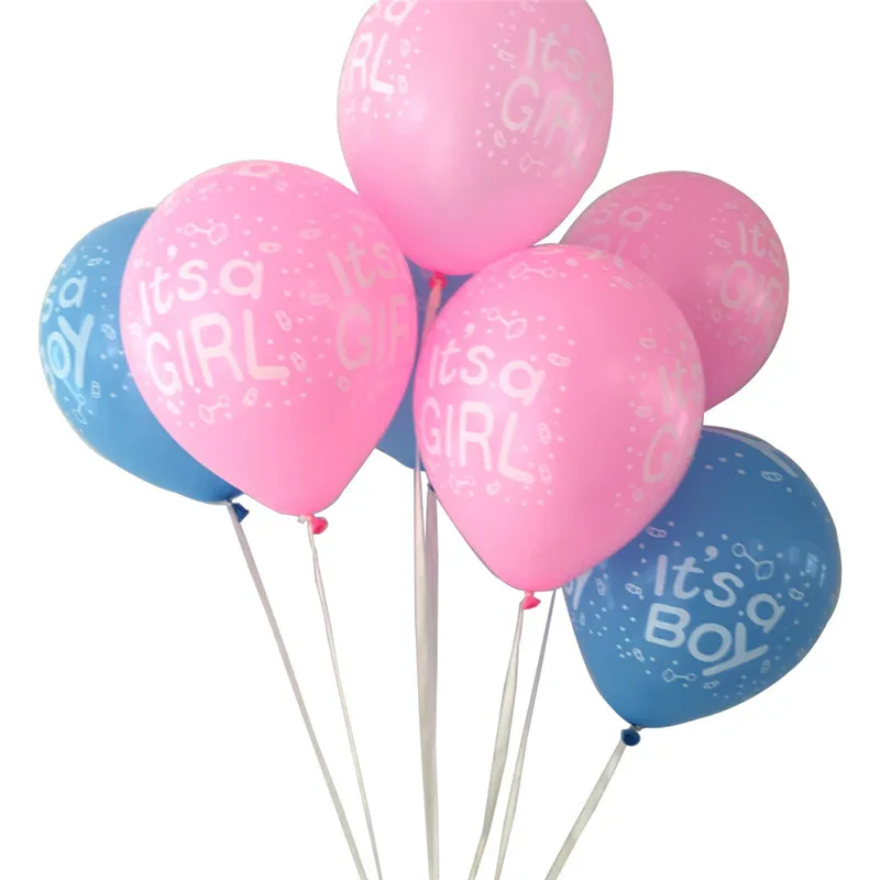 10pcs 12Inch &quotIts a Boy&quot Girl&quot Latex Inflatable Air Ball Wedding Birthday Baby Shower Party Decoration Supplies Balloon | Дом и
