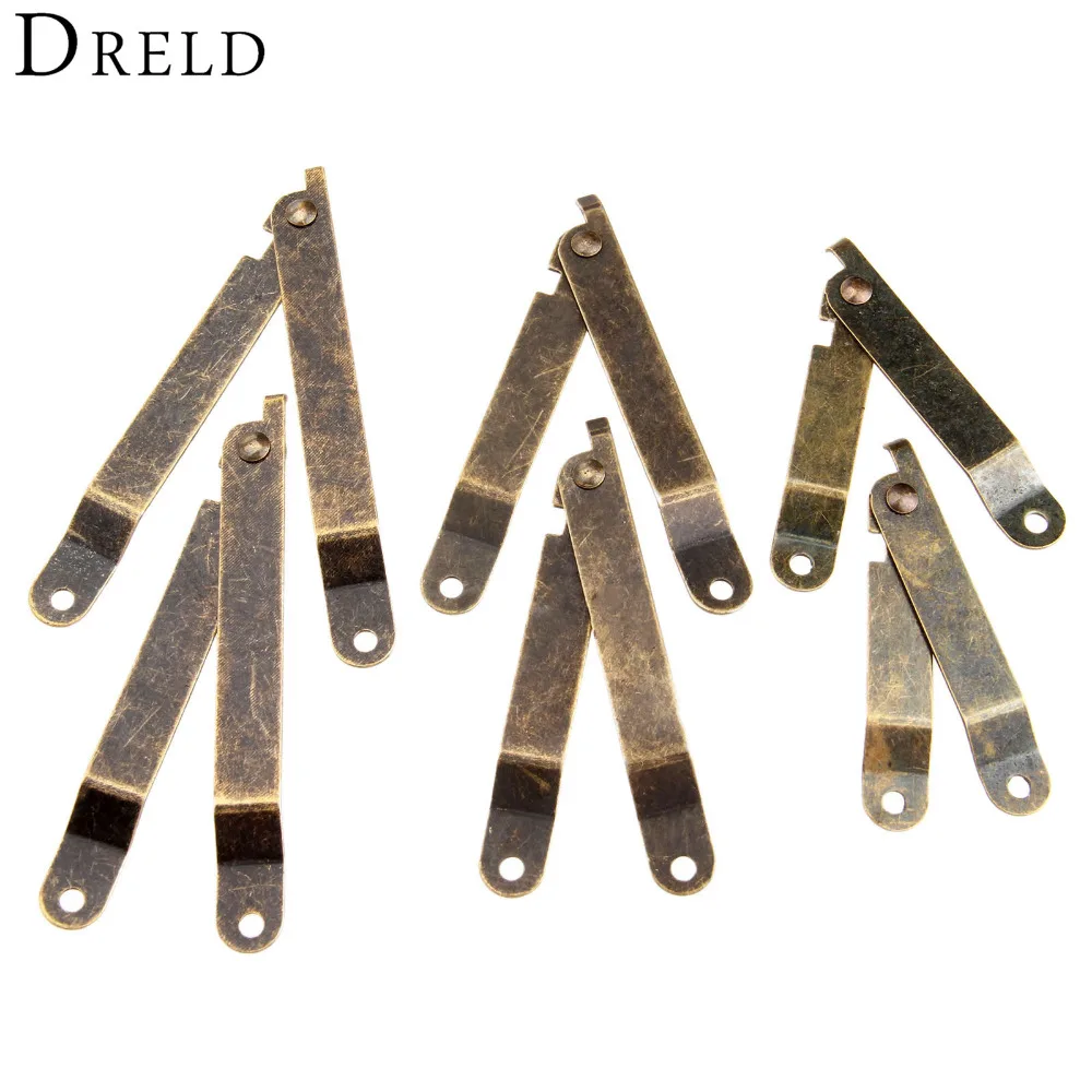 Античная бронзовая фурнитура для мебели 2 шт. петли поддержки крышек ящика шкафа