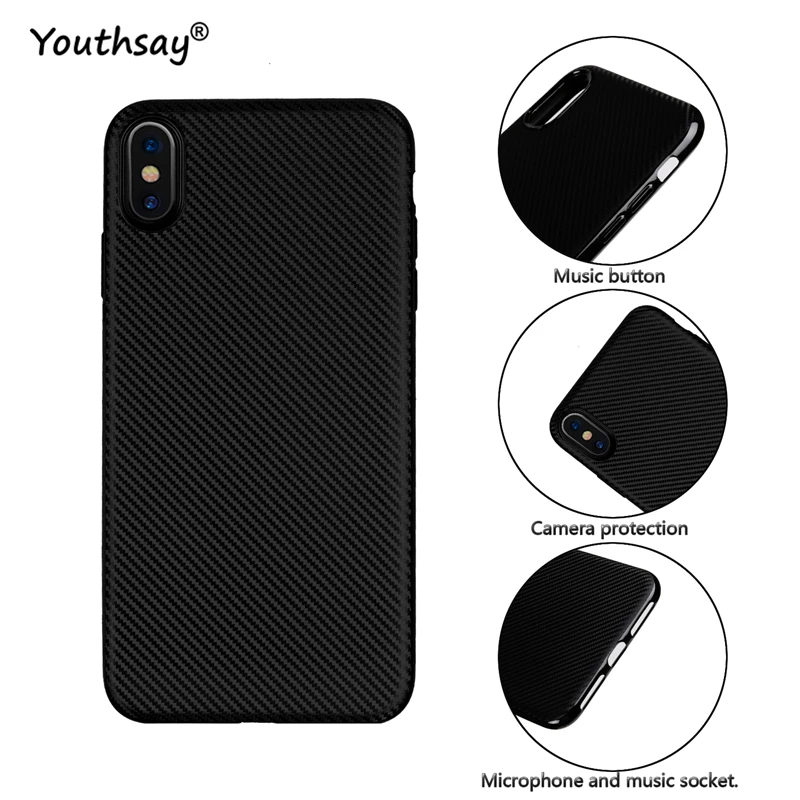 For iPhone XR Case Cover Business Luxury Soft Silicone Back Coque Fundas Phone Apple 9 | Мобильные телефоны и аксессуары