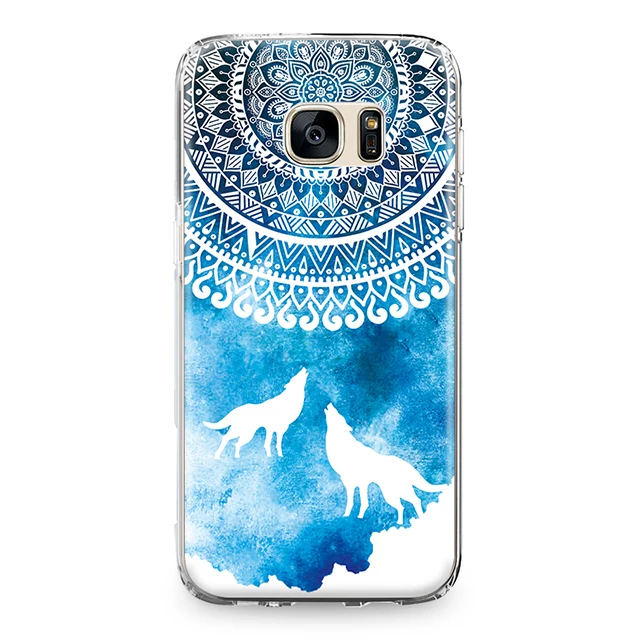 Волк собака Телефонные Чехлы для Samsung Galaxy S4 S5 мини S6 S7 Edge Plus S8 Note 4 5 Grand Prime силикон ТПУ чехол для телефона Para Coque