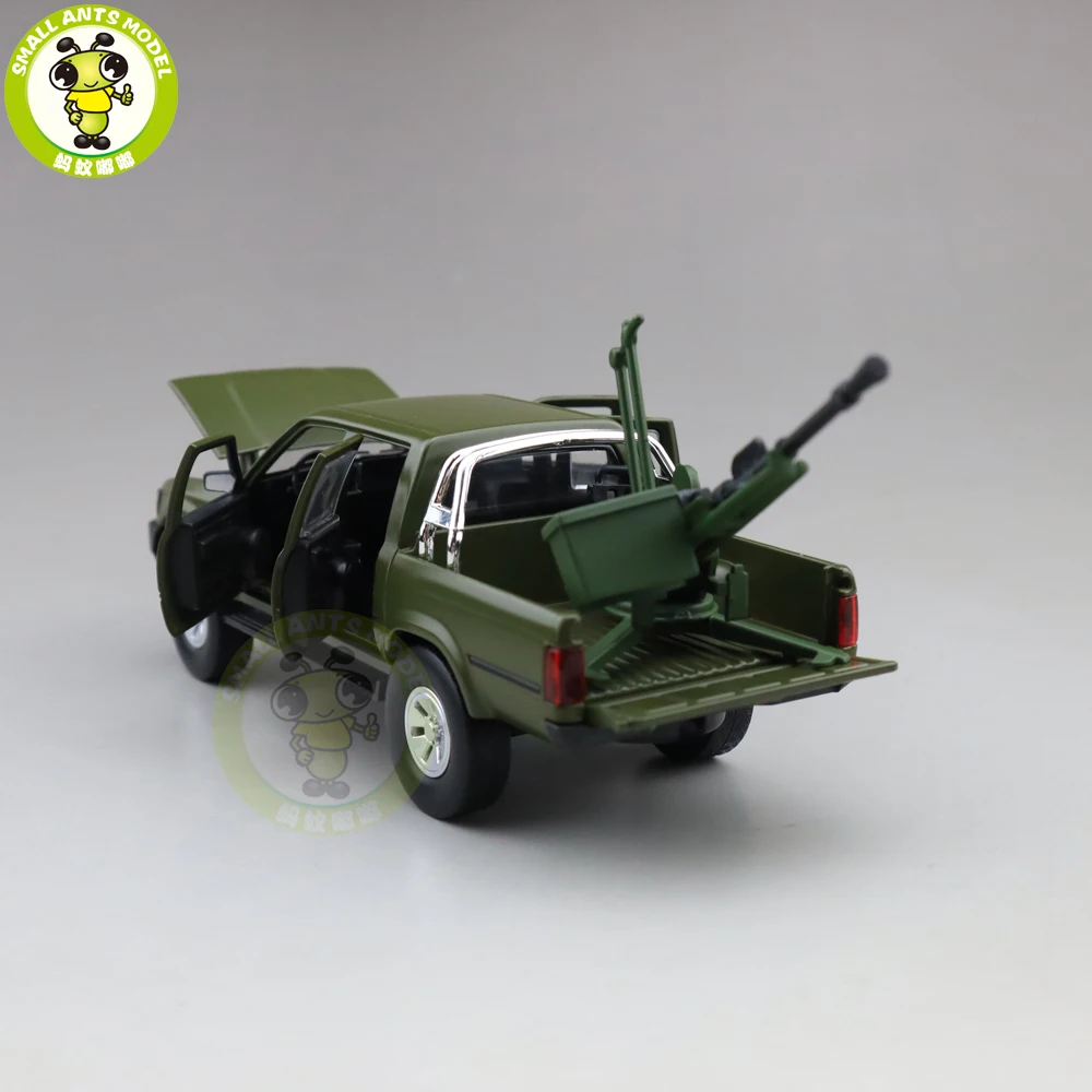Грузовик пикап Jackiekim Hilux с пистолетом антибаком литая металлическая модель