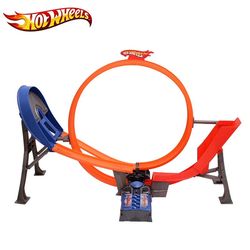 Железнодорожный трек Hot Wheels пластиковый матовый автомобиль детская игрушка