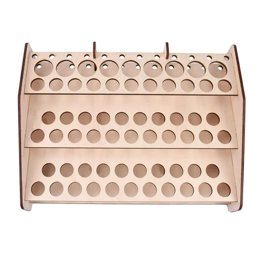 

Wooden Paints Rack Modular Stand Model Hobby Parts Tools Storage Rack # 124