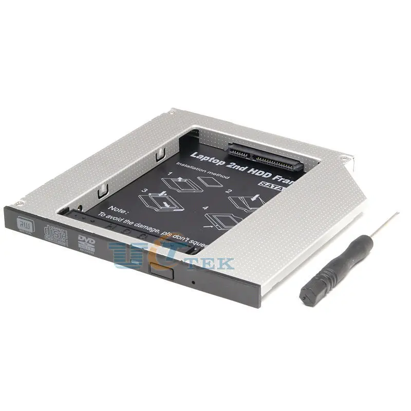 9 5 мм 2nd HDD Caddy SATA iii жесткий диск + внешний USB 3 0 до CD/Φ корпус для оптического