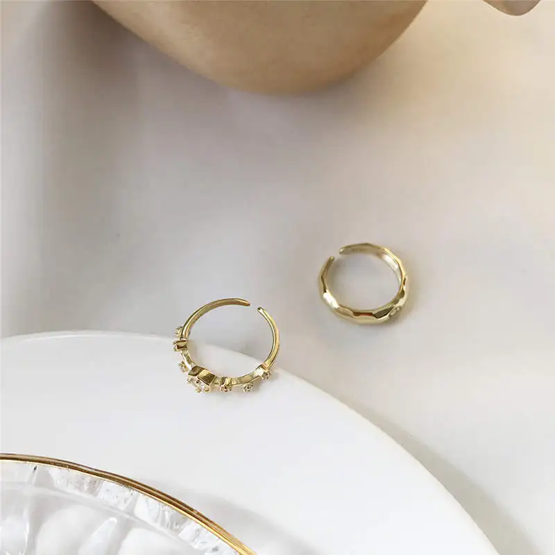 Женское кольцо с веткой дерева INZATT минималистичное из настоящего серебра 925