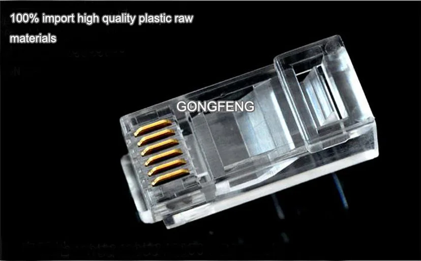 GONGFENG 100 шт. новый разъем RJ11 специально сделанный телефон удлиненный 6P6C