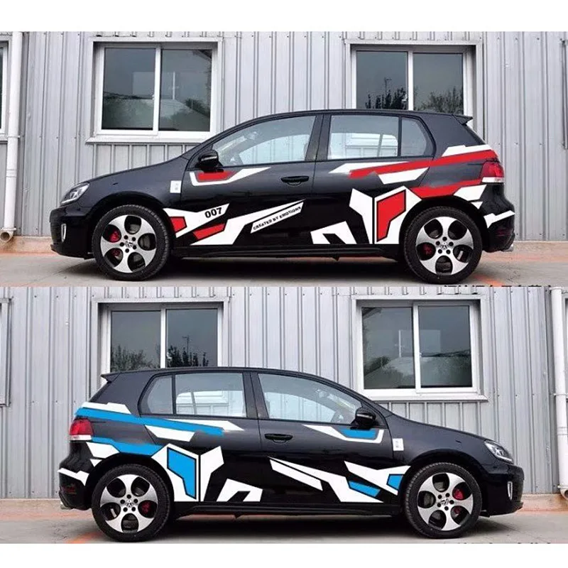 Самодельные Украшения креативные наклейки для кузова автомобиля двусторонние