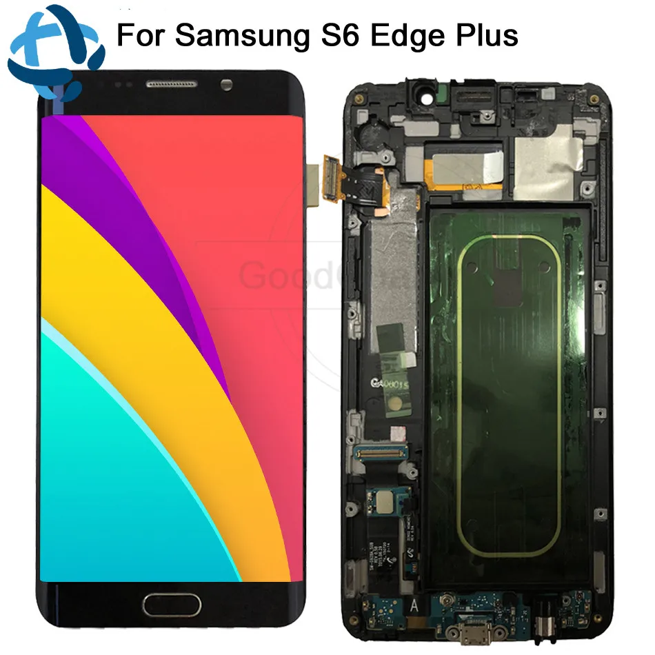 5 7 &quotдля Samsung Galaxy S6 Edge Plus LCD G928 G928F дисплей сенсорный экран + рамка в сборе Замена