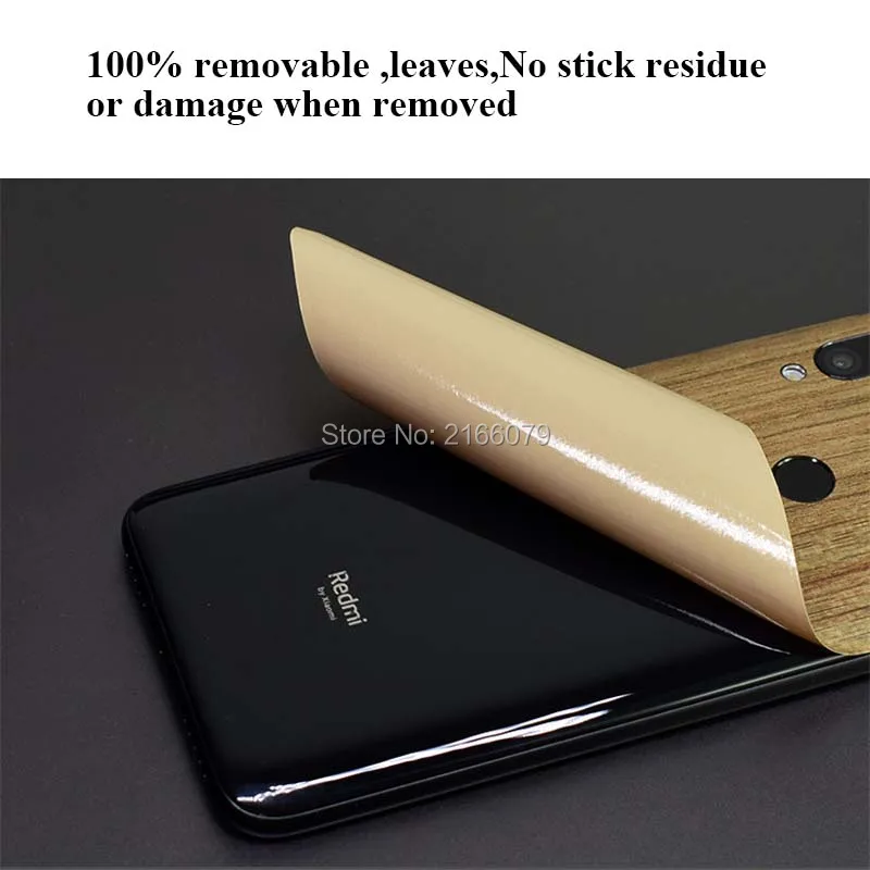 Для Xiaomi Redmi 7 Note Pro Y3 модное полное заднее покрытие 3D Имитация древесины защита