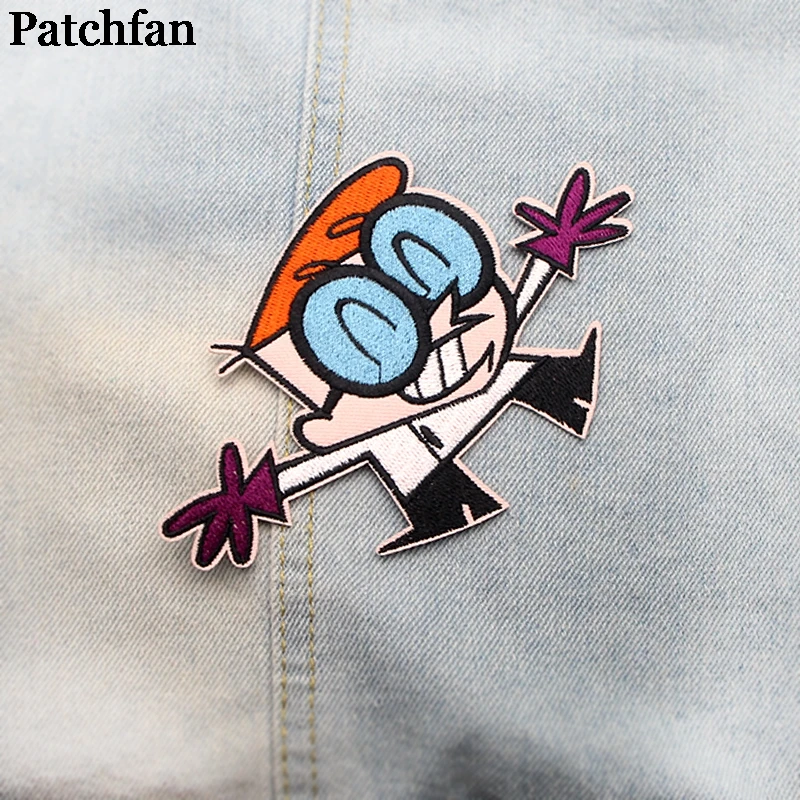 Patchfan Dexter's лаборатория DIY Вышивка для аппликации, шитья железа на одежду кронштейн украшения дома наклейки значки A2090