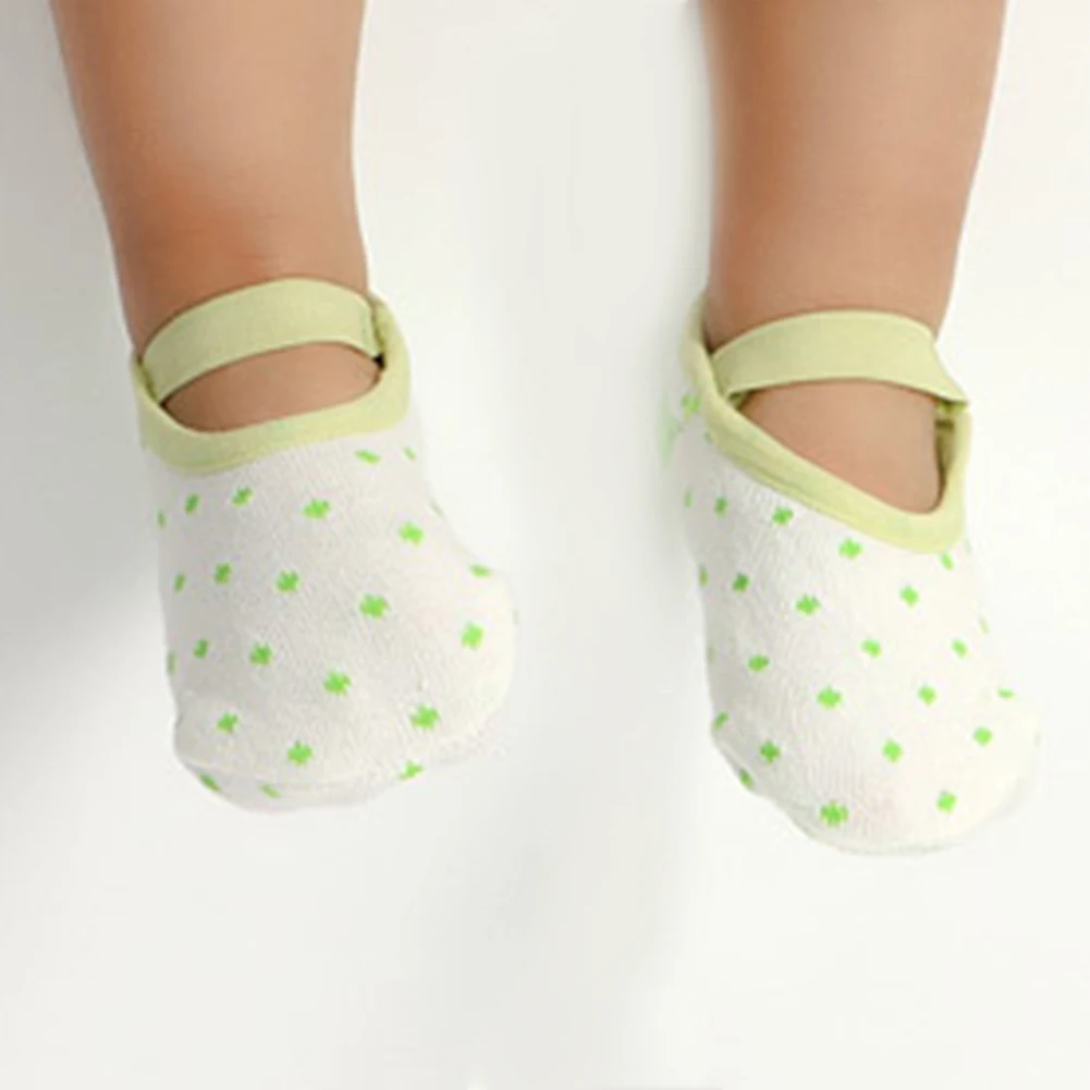 Милые девочки мальчики дети носки для новорожденных Нескользящие теплые в