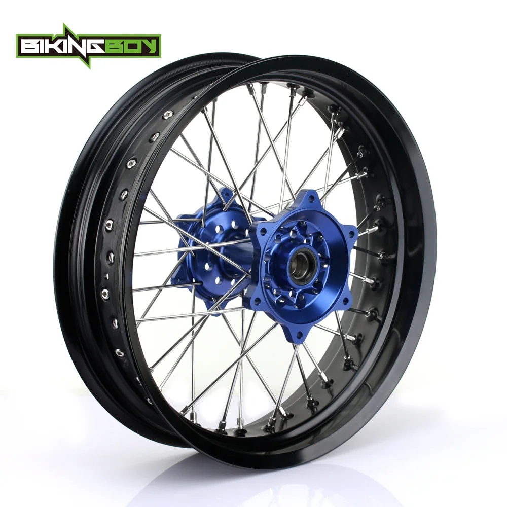 3 5x17 &quotнабор ступиц переднего колеса Supermoto для YAMAHA YZ F YZF 250 450 YZF250 YZF450 2014 2015 2016