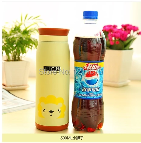 500ML New Lovely Cartoon Belly Cup Creative Stainless Steel Vacuum 6 Designs Size L | Дом и сад