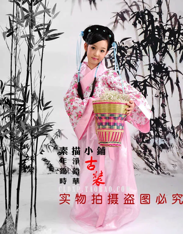 Zhu Lin Zao Chun Ранняя весна бамбуковые клатчи маленькая девочка Фото дом костюм много