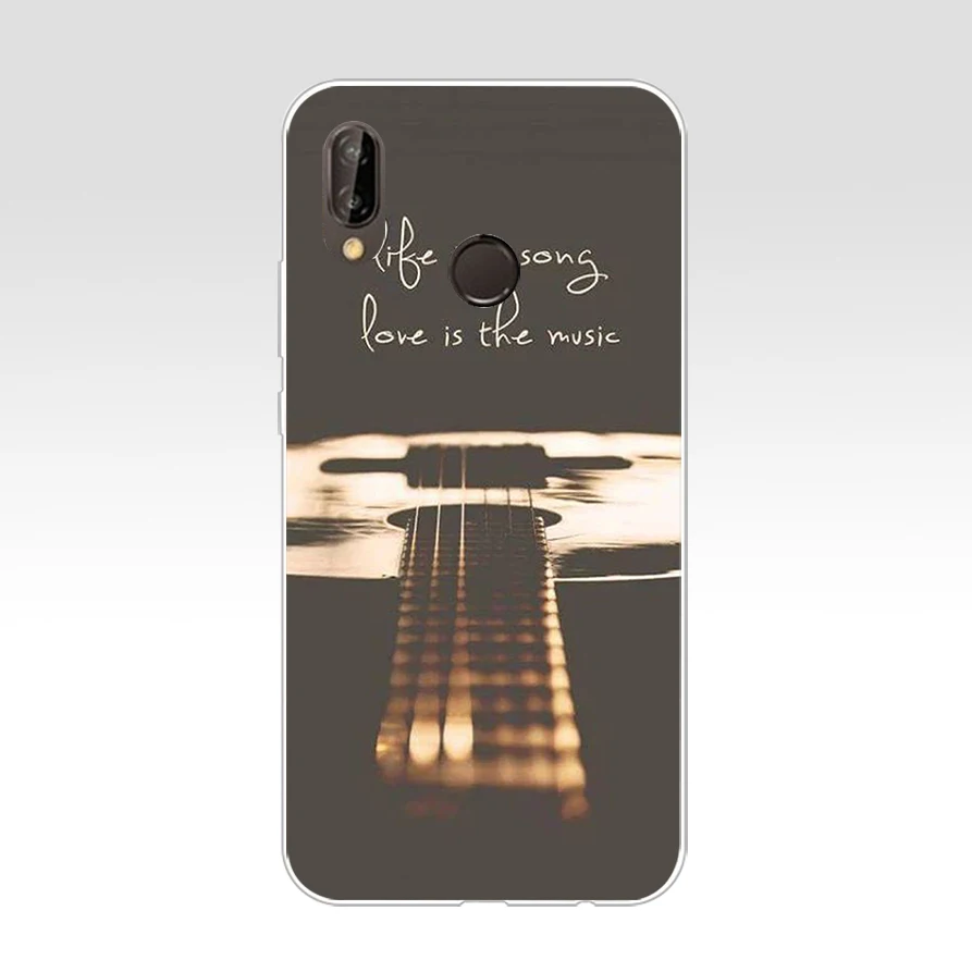 Мягкий силиконовый чехол из ТПУ для huawei p 20 lite pro y6 2017 mate 10 119AQ Music is My Life | Мобильные
