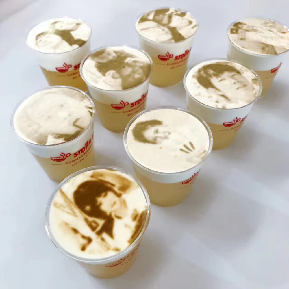 Кофейный принтер с Wi Fi подключением работающий от телефона одним набором