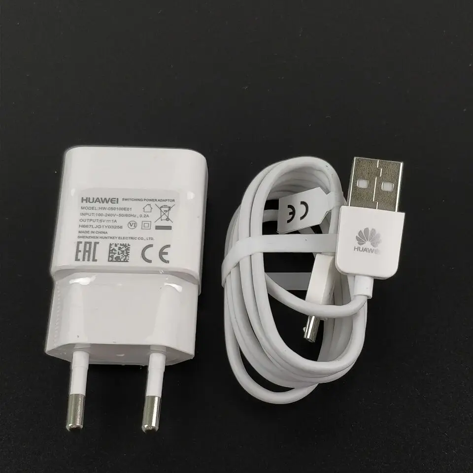 Оригинальный huawei 5 V 1A зарядное устройство Micro usb кабель Honor 7x 3C 3X 4C 4X G7 P7 P6 Смартфон