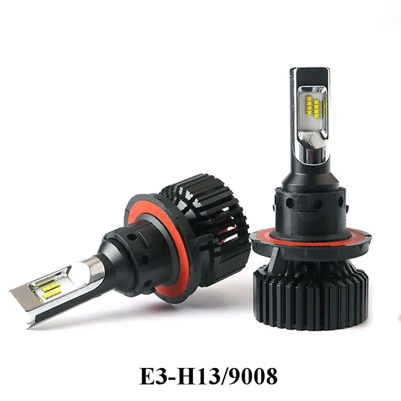 Xenplus 2 шт. H7 Светодиодные Автомобильные фары H4 H11 H8 H1 H3 HB3 H27 9005 9006 Lumiled зэс 12V 60 Вт 8000lm E3 автомобильной лампы Авто противотуманных фар