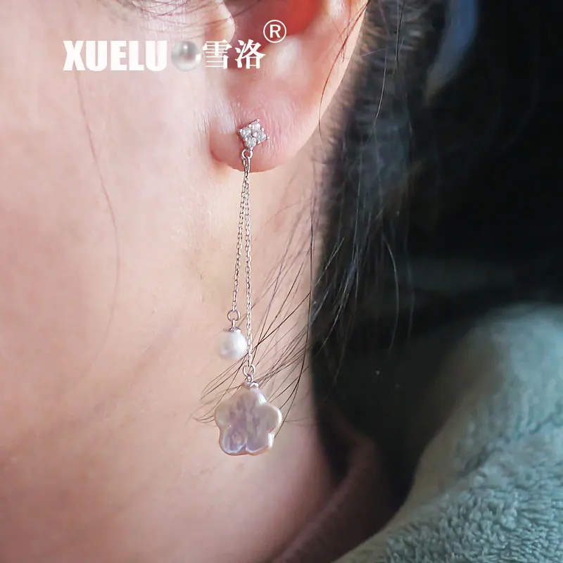XUELUO 2019 новейший дизайн жемчужных сережек! Модные великолепные серьги-гвоздики с