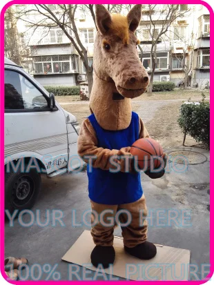 Костюм талисман с лошадью Мустанг персонаж из мультфильма на заказ карнавальный